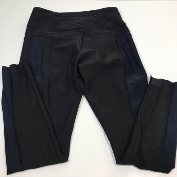 ATHLETA STELLAR TIGHTS LEGGINGS BLUE NAVY SIZE LARGE - Picture 6 of 6